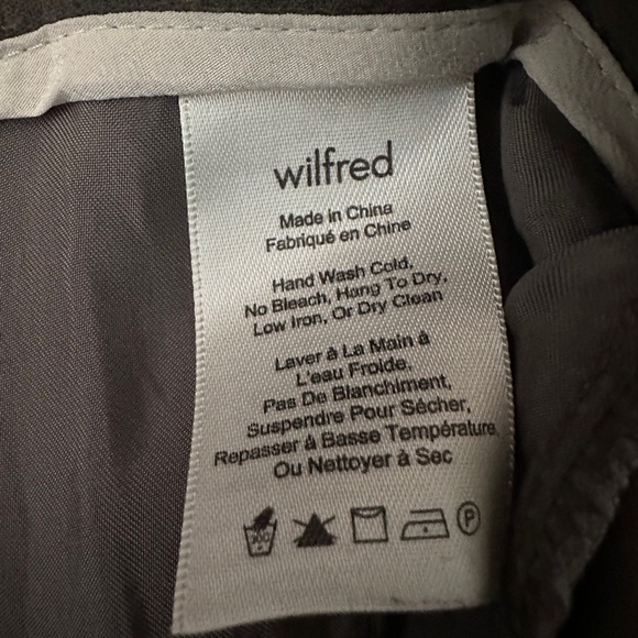 Aritzia Wilfred Taupe Culottes size 2 - Picture 9 of 14